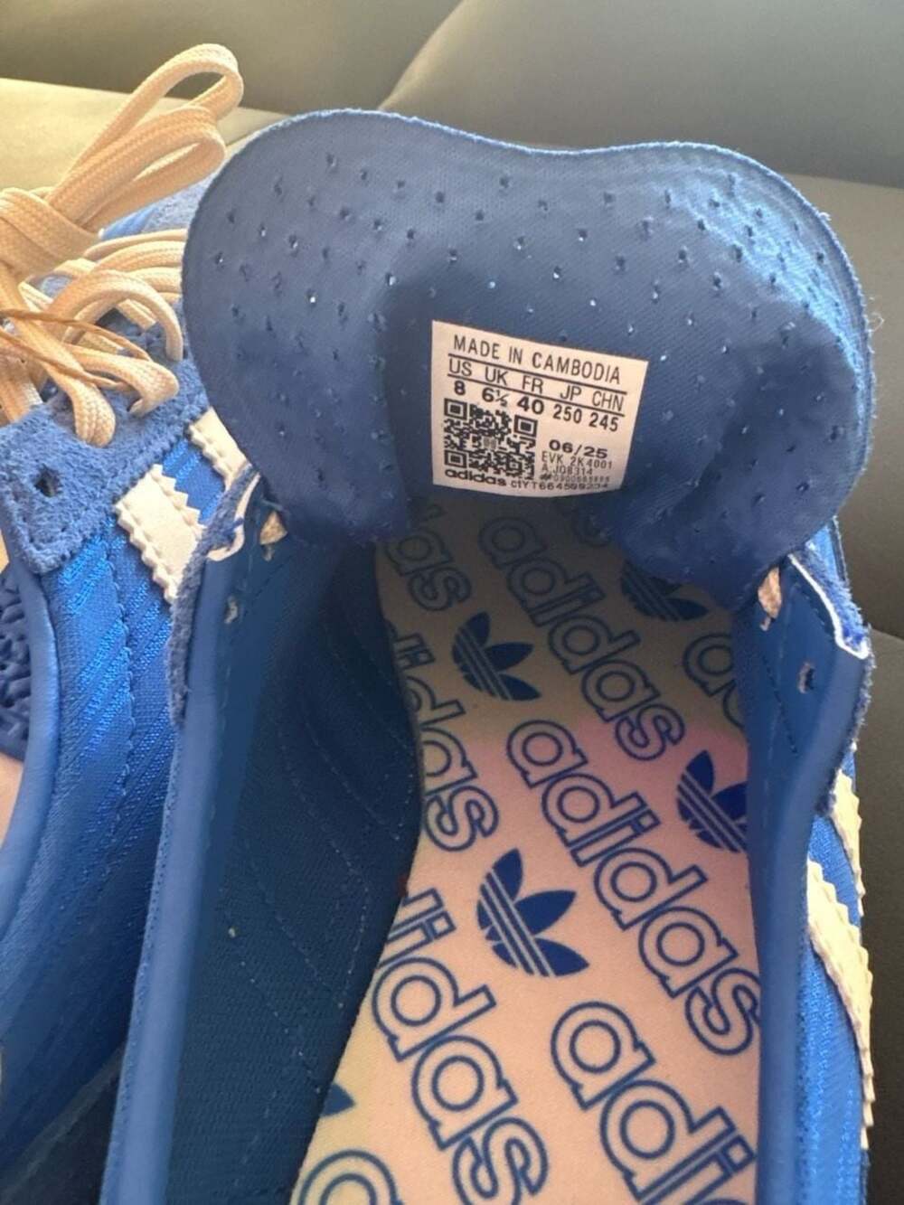 adidas Originals SL 72 RS Blue Core White Gum - Picture 8 of 8